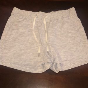 White Lululemon shorts